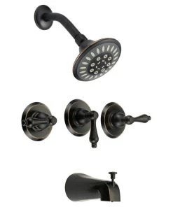 Designers Impressions 651701 Oil Rubbed Bronze Tub / Shower Combo Faucet