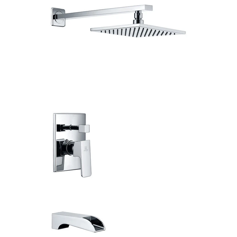 ANZZI Mezzo Series 1-handle 1-spray Tub And Shower Faucet In Polished Chrome - S 1 ANZZI Mezzo Series 1-handle 1-spray Tub And Shower Faucet In Polished Chrome - S