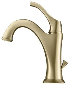 Kraus USA, Inc. Arlo Single Handle 1-Hole Bathroom Basin Faucet, Lift Rod Drain, Brushed Gold -Moen-shop 30f111c500e5e6b9 3184 w800 h800 b1 p0