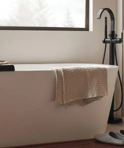 Speakman Company Speakman Free Standing Roman Tub Faucet With Flat Lever Handle, Matte Black -Moen-shop 32b193050e94dc16 3050 w800 h800 b0 p0