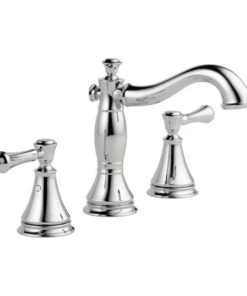 Delta Faucet Delta Cassidy Two Handle Widespread Bathroom Faucet, Chrome, 3597LF-MPU