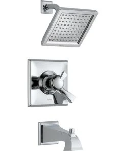 Delta Faucet Delta Dryden Monitor 17 Series Tub & Shower Trim, Chrome, T17451