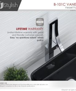 STYLISH Single Handle Bathroom Faucet For Single Hole Brass Vessel Mixer Tap -Moen-shop 3341b16900edb5c5 4078 w800 h800 b0 p0