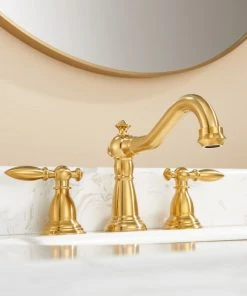 Vinnova Corella Widespread Bathroom Basin Sink Faucet, Brushed Gold -Moen-shop 35118bc9027a47e7 2079 w800 h800 b0 p0