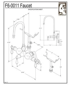 Water Creation Vintage Classic Wall Mount Tub Faucet With Handshower, Oil Rubbed Bronze Finish -Moen-shop 3581a9b607324497 0106 w800 h800 b1 p0