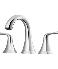 Vinnova Beverly Two-Handle 8" Widespread Bathroom Faucet, Polished Chrome