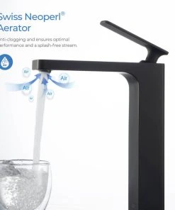 Kibi USA Infinity Single Handle Vessel Sink Faucet KBF1007, Matte Black, W/ Drain 21 Kibi USA Infinity Single Handle Vessel Sink Faucet KBF1007, Matte Black, W/ Drain -Moen-shop 3641642a0f1b558b 1151 w800 h800 b0 p0