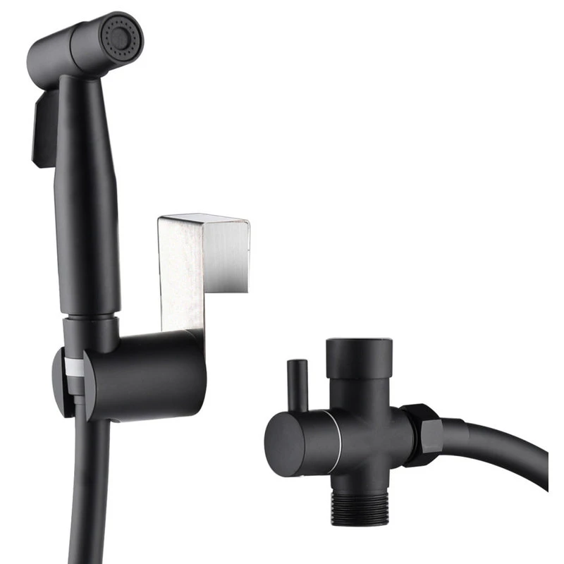 Wellfor Group LLC Wellfor Handheld Bidet Sprayer Attachment For Toilet, Matte Black 1 Wellfor Group LLC Wellfor Handheld Bidet Sprayer Attachment For Toilet, Matte Black