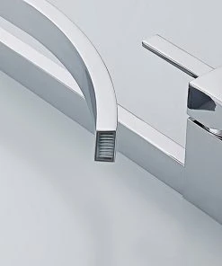 HOMARY Modern Design Single Lever Handle 1-Hole Bathroom Sink Faucet With Waterfall, Ch 12 HOMARY Modern Design Single Lever Handle 1-Hole Bathroom Sink Faucet With Waterfall, Ch -Moen-shop 37e122250f4606b6 5565 w800 h800 b0 p0