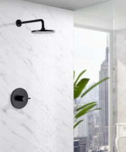 Luxier SS-B01-T Rainfall Shower Faucet Set, Oil Rubbed Bronze -Moen-shop 39e1700801f9c860 0102 w800 h800 b0 p0