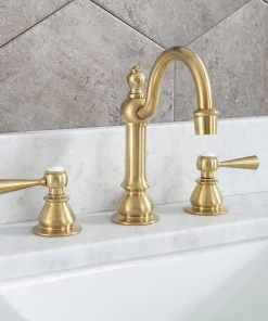 Water Creation F2-0012-06-TL Satin Brass High Arc Torch Lever Handle True Brass Lavatory Faucet -Moen-shop 3a814a210c01d118 9903 w800 h800 b0 p0