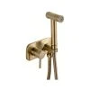 Morsale Wasser™ Brass Handheld Toilet Spray, Brushed Gold