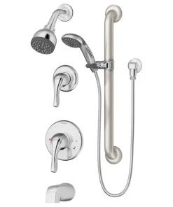 Symmons Origins Single Handle 1-Spray Tub & Shower Faucet, 1.5 GPM, Chrome