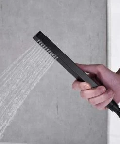 JimsMaison Single Handle Floor Mounted Freestanding Tub Filler With Hand Shower, Matte Blac -Moen-shop 3c915c5f0307431d 7611 w800 h800 b0 p0