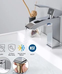 Yescom Modern 1 Hole Bathroom Faucet Vanity Sink Basin Single Handle Hotel DIY CHR -Moen-shop 3e5192160d6ea23a 3123 w800 h800 b0 p0