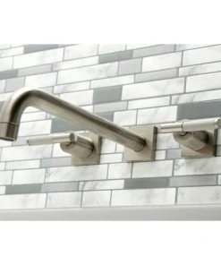 Kingston Brass KS6058CKL Wall Mount Tub Faucet, Brushed Nickel 7 Kingston Brass KS6058CKL Wall Mount Tub Faucet, Brushed Nickel -Moen-shop 3e51c065013fb857 1392 w800 h800 b0 p0