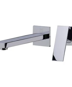 Alfi Trade ALFI Brand AB1468-PC Polished Chrome Single Lever Wallmount Bathroom Faucet