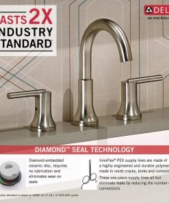 Delta Faucet Delta Trinsic Two Handle Widespread Bathroom Faucet, Stainless, 3559-SSMPU-DST 10 Delta Faucet Delta Trinsic Two Handle Widespread Bathroom Faucet, Stainless, 3559-SSMPU-DST -Moen-shop 4311698a0cbf41bc 1428 w800 h800 b0 p0