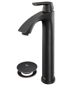 VIGO Linus Single-Handle Single Hole Bathroom Vessel Sink Faucet