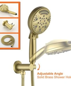 UKISHIRO 6-Spray Patterns, 1.8 GPM 8" Tub Wall Mount Dual Shower Heads, Brushed Gold 23 UKISHIRO 6-Spray Patterns, 1.8 GPM 8" Tub Wall Mount Dual Shower Heads, Brushed Gold -Moen-shop 43c1a89802fa0118 1579 w800 h800 b1 p0