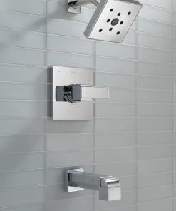 Delta Faucet Delta Ara Monitor 14 Series H2Okinetic Tub & Shower Trim, Chrome, T14467 -Moen-shop 4661deb90d25ccb0 4463 w800 h800 b0 p0