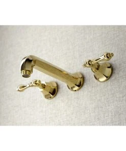 Kingston Brass KS4022AL 2-Handle Wall Mount Tub Faucet, Polished Brass -Moen-shop 47c19319013fb7f4 0467 w800 h800 b0 p0