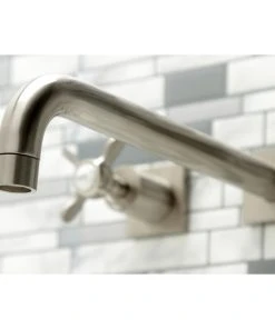 Kingston Brass KS6058BEX Wall Mount Tub Faucet, Brushed Nickel -Moen-shop 4a015f8c013fb6d1 1392 w800 h800 b0 p0