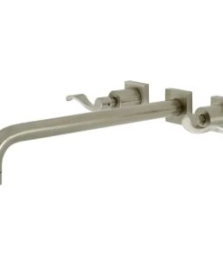 Kingston Brass KS6048DFL Wall Mount Tub Faucet, Brushed Nickel