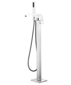 Vanity Art LLC Vanity Art Freestanding Tub Faucet, Chrome