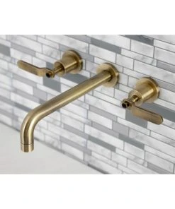 Kingston Brass KS8023KL Two-Handle Wall Mount Tub Faucet, Antique Brass 9 Kingston Brass KS8023KL Two-Handle Wall Mount Tub Faucet, Antique Brass -Moen-shop 4af1c48a013fb6a7 0683 w800 h800 b0 p0