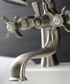 Kingston Brass KS248SN Deck Mount Clawfoot Tub Faucet With Hand Shower, Brushed Nickel 9 Kingston Brass KS248SN Deck Mount Clawfoot Tub Faucet With Hand Shower, Brushed Nickel -Moen-shop 4b41f414013fb7ae 4622 w800 h800 b0 p0