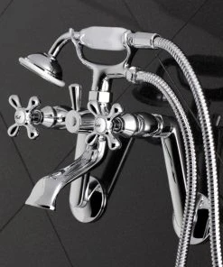 Kingston Brass Clawfoot Tub Faucet With Hand Shower, Polished Chrome 10 Kingston Brass Clawfoot Tub Faucet With Hand Shower, Polished Chrome -Moen-shop 4be1cb8e0e7ebd31 4696 w800 h800 b0 p0