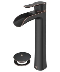 VIGO Niko Single-Handle Single Hole Bathroom Vessel Sink Faucet