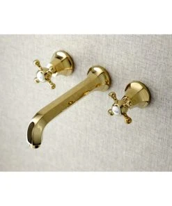 Kingston Brass KS4022BX 2-Handle Wall Mount Tub Faucet, Polished Brass -Moen-shop 4d116b9e013fb6ec 0472 w800 h800 b0 p0