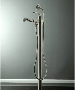 Kingston Brass Freestanding Tub Faucet With Hand Shower, Brushed Nickel 8 Kingston Brass Freestanding Tub Faucet With Hand Shower, Brushed Nickel -Moen-shop 516127860b5272f5 5545 w800 h800 b0 p0