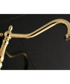 Kingston Brass Wall Mount Tub Faucet, Polished Brass -Moen-shop 5281a0230e7eba64 4151 w800 h800 b0 p0