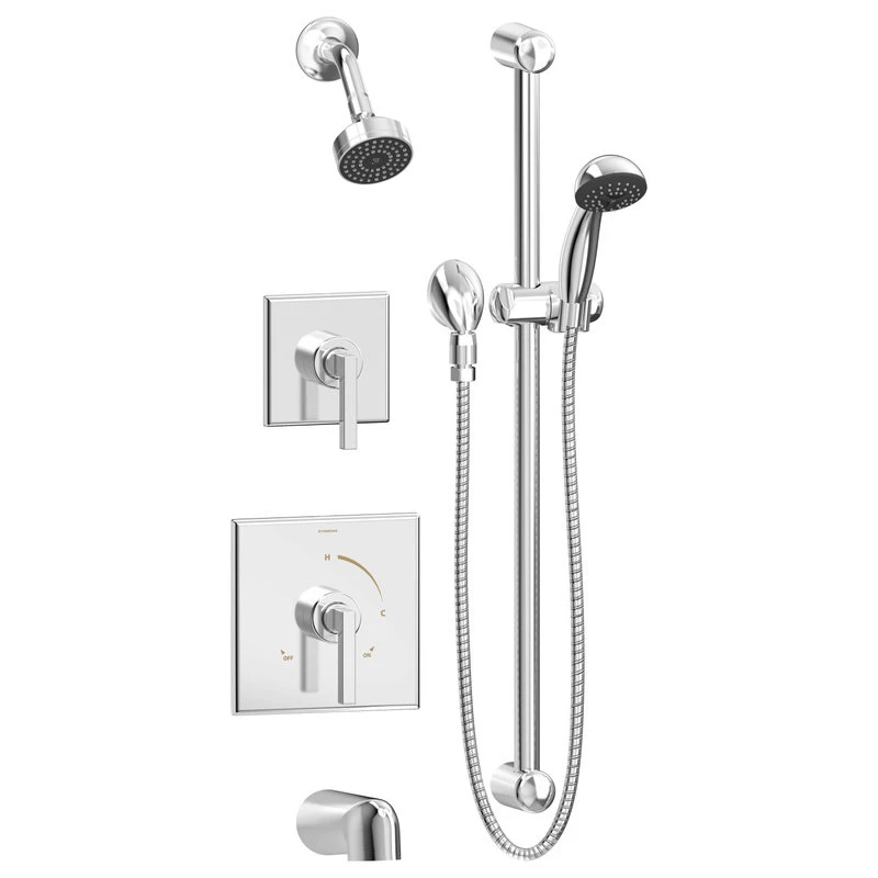 Symmons Duro Shower Trim Kit, Tub Spout, Single Spray, Hand Spray, Polished Chrome 1 Symmons Duro Shower Trim Kit, Tub Spout, Single Spray, Hand Spray, Polished Chrome