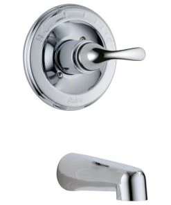 Delta Faucet Delta Single-Handle Pressure Balance Wall-Mount Bath Trim, Polished Chrome