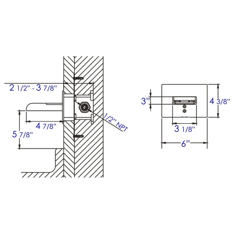 Alfi Trade Polished Chrome Waterfall Tub Filler 4 Alfi Trade Polished Chrome Waterfall Tub Filler - Image 4