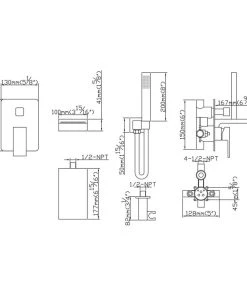 JimsMaison Wall Mount Tub Faucet With Handheld Shower -Moen-shop 58513cd603184255 7438 w800 h800 b1 p0