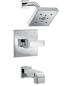 Delta Faucet Delta Ara Monitor 14 Series H2Okinetic Tub & Shower Trim, Chrome, T14467