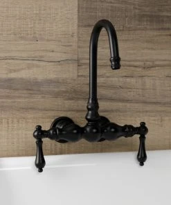 Kingston Brass AE1T0 3-3/8" Wall Mount Tub Faucet, Matte Black 8 Kingston Brass AE1T0 3-3/8" Wall Mount Tub Faucet, Matte Black -Moen-shop 5a511d53013fb791 9874 w800 h800 b0 p0
