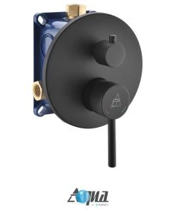 KUBEBATH Aqua Rondo Matte Black Shower Set W/ 8" Rain Shower, Handheld And Tub Filler -Moen-shop 5b2170d10194d32b 1391 w800 h800 b1 p0