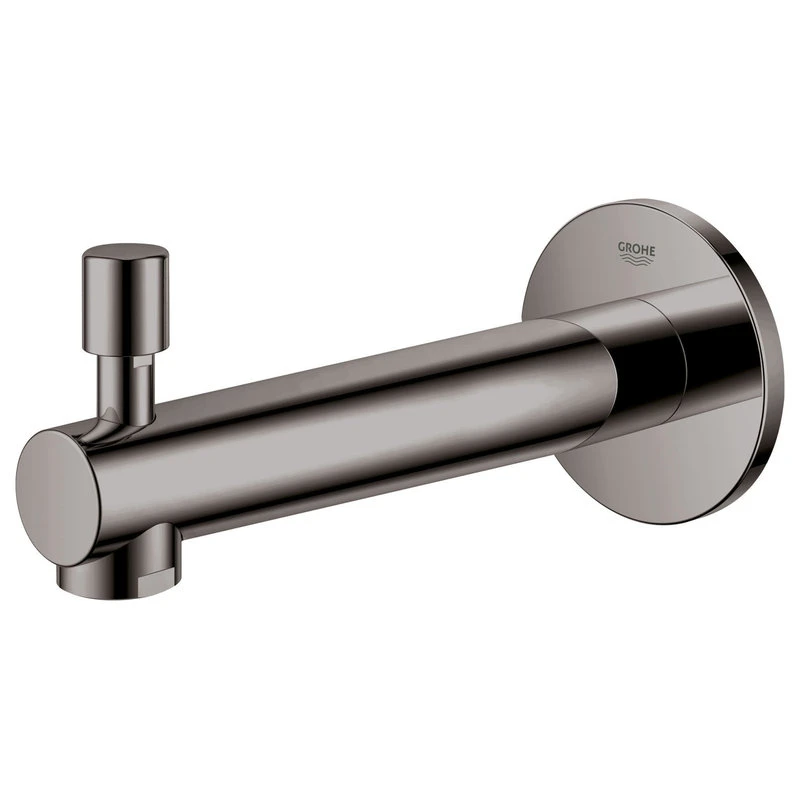 GROHE US Grohe 13 275 1 Concetto 6-11/16" Integrated Diverter Tub Spout - Brushed Cool 4 GROHE US Grohe 13 275 1 Concetto 6-11/16" Integrated Diverter Tub Spout - Brushed Cool - Image 4