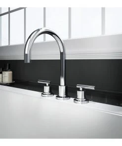 Jacuzzi® Official Jacuzzi MX858 Salone Deck Mounted Roman Tub Filler - Polished Chrome -Moen-shop 5d31604a0d3c17c8 9355 w800 h800 b0 p0