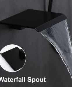 Wellfor Group LLC Wellfor Shower Faucet Set, 12" Rain Shower Head With Handheld Combo Set -Moen-shop 5da16e2c01c04304 0232 w800 h800 b0 p0