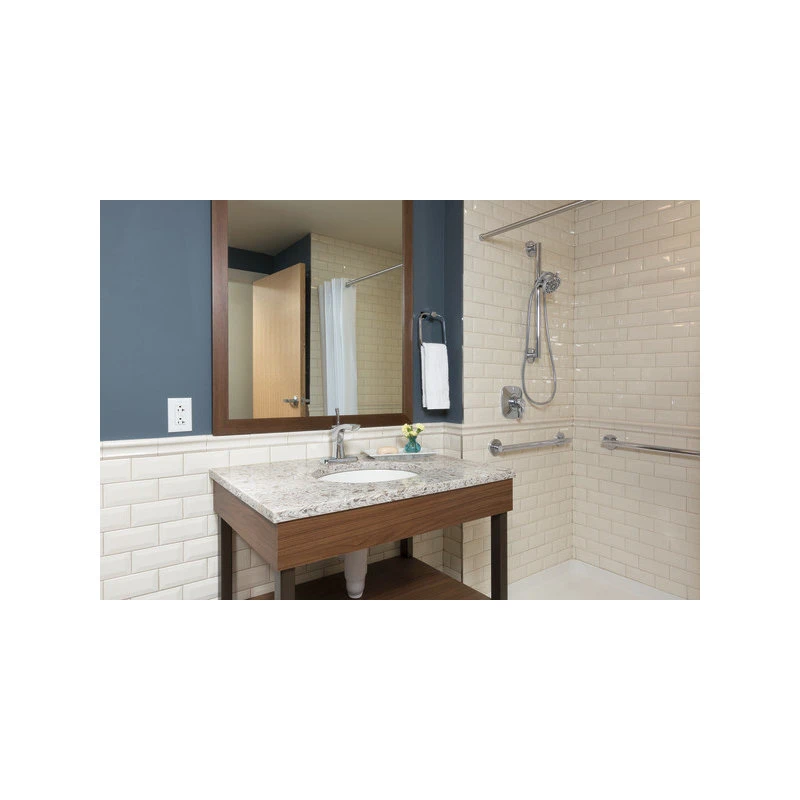 Delta Faucet Delta Showering Components ADA Grab Bar Hand Shower Mount, Chrome, U6500 2 Delta Faucet Delta Showering Components ADA Grab Bar Hand Shower Mount, Chrome, U6500 - Image 2