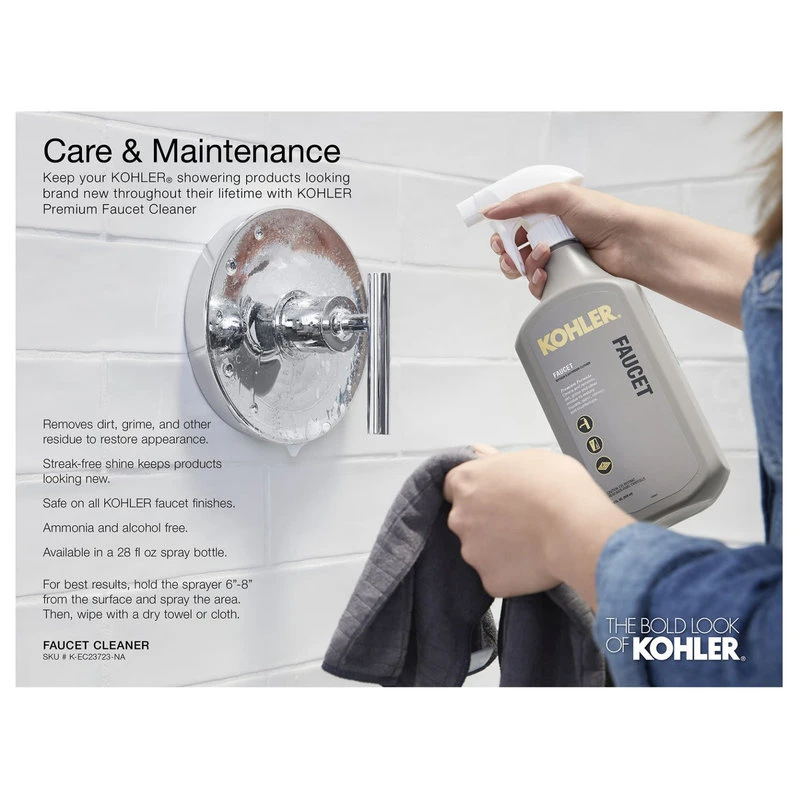 Kohler K-975 Stillness Wall Mounted Hand Shower Holder - Vibrant Brushed 2 Kohler K-975 Stillness Wall Mounted Hand Shower Holder - Vibrant Brushed - Image 2