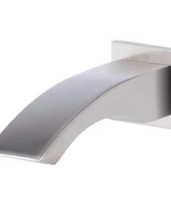 Alfi Trade ALFI Brand Curved Wallmounted Tub Filler Bathroom Spout AB3301-BN