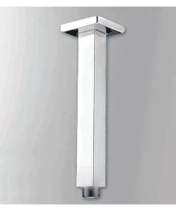 Vanity Art LLC Vanity Art Brass Square Shower Arm, Chrome, 4" -Moen-shop 5f01c68c0cabbe15 7501 w800 h800 b0 p0